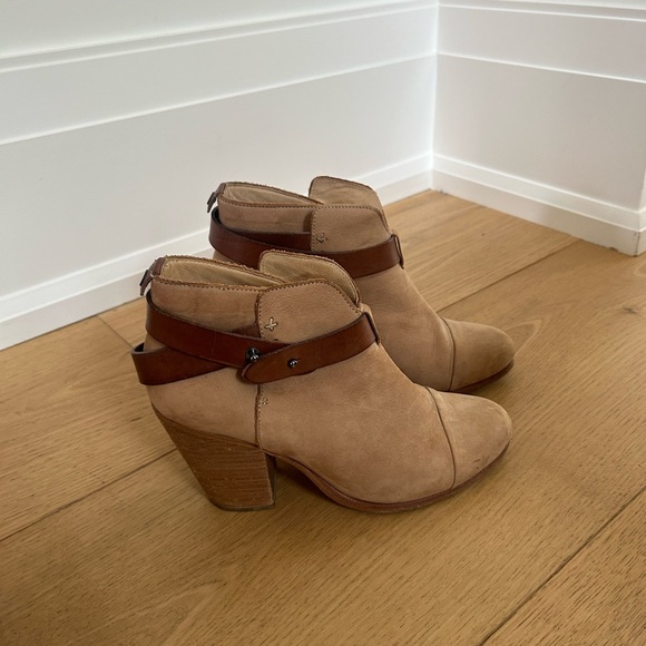 RAG & BONE tan booties size 38 - Picture 1 of 4